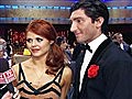 Celebrity Interviews - DWTS Evan and Anna  | BahVideo.com