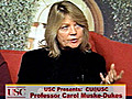 CU USC with Professor Carol Muske-Dukes | BahVideo.com