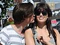 Matt Smith and Daisy Lowe Get Touchy-Feely in L A  | BahVideo.com