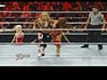 WWE Monday night RAW Lumberjill match  | BahVideo.com