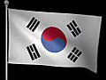 South Korea Flag Stock Footage | BahVideo.com