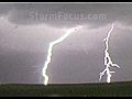 Lightning Strikes At Night | BahVideo.com