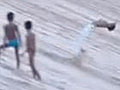 Sand dune backflipper | BahVideo.com