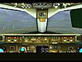 Delta 767 cockpit Takeoff in stormy weather at  | BahVideo.com