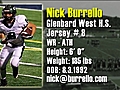 Nick Burrello Glenbard West 2009 Football  | BahVideo.com