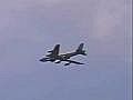 Giant B-52 model rc turbine airplane flight | BahVideo.com