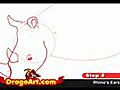 How to draw a Rhino Draw a Rhinoceros step  | BahVideo.com