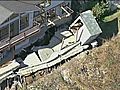 WATCH IT Chopper 7 Over Collapsing Home | BahVideo.com