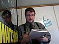 Glen Tickle reads a letter to Skeletor | BahVideo.com