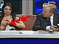 Italian Marika Fruscio Nip Slip On National TV | BahVideo.com