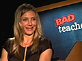 Video Bad Teacher cast talk on-screen antics | BahVideo.com