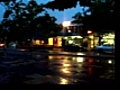 Manuka shops one rainy evening | BahVideo.com