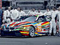 The BMW art car at Le Mans awesome video | BahVideo.com
