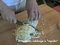 How to Shred Cabbage for Cole Slaw | BahVideo.com