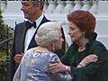 Queen meets Royal wedding guests | BahVideo.com