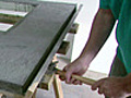 Remove a Concrete Counter Mold | BahVideo.com