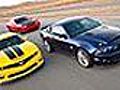 Hennessey HPE650 Camaro vs Shelby Super Snake  | BahVideo.com
