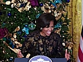 The First Lady Previews White House Holiday  | BahVideo.com
