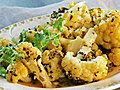 Cauliflower with Ginger and Cilantro | BahVideo.com