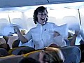 In-flight pillow fight | BahVideo.com