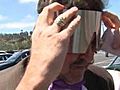 Fair Magician Drives Blindfolded | BahVideo.com