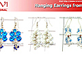 Hanging Earrings from India | BahVideo.com
