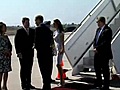 Prince William and Kate Middleton arrive in LA | BahVideo.com