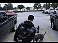 Two Pit Bulls pulling me on my skateboard | BahVideo.com