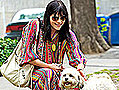 Selma Blair Plays with a Pooch | BahVideo.com