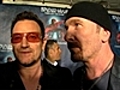 Bono Edge Join Julie Taymor at amp 039 Spidey amp 039 Opening | BahVideo.com
