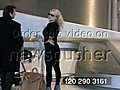 Pamela Anderson arrives at Paris Charles de  | BahVideo.com