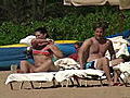 Randy Spelling son of the famous Aaron Spelling spends some beach time with his girlfriend in Hawaii | BahVideo.com
