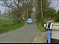 Rally Car Crash Near Miss | BahVideo.com