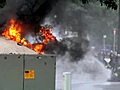 Patrick Henry Mall transformer explosion and fire | BahVideo.com