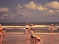 At the beach--From 1960 s film | BahVideo.com