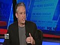 Jon Stewart gets angry at Fox News and Chris  | BahVideo.com