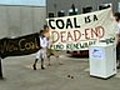 Coal is a dead end Community demonstration at  | BahVideo.com