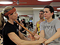 Gym Class Samurai Sword Workout | BahVideo.com