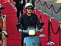 Hanks rides into LA for amp 039 Larry  | BahVideo.com