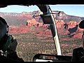 Helicopter Sightseeing high above Sedona Arizona | BahVideo.com
