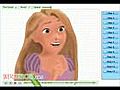 How to Draw Rapunzel from Tangled | BahVideo.com