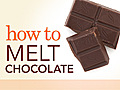 How to Melt Chocolate | BahVideo.com