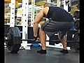 Jonathan Deadlifting 345 lbs Unassisted | BahVideo.com