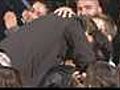 Pattinson Lautner share kiss Cheryl Cole  | BahVideo.com