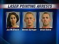 4 Arrested Accused Of Shining Laser In Police Helicopter | BahVideo.com