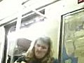 Subway Woman has Trouble Eating Hot Dog | BahVideo.com
