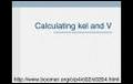 Calculating kel and V | BahVideo.com