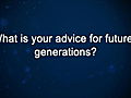 Curiosity Jack Leslie Advice for Future Generations | BahVideo.com