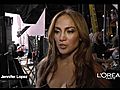 Jennifer Lopez backstage L Oreal Paris campaign | BahVideo.com