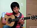 Dziecko gra Smells Like Teen Spirit SWIETNY  | BahVideo.com